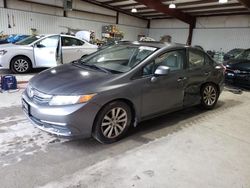 Honda Civic ex salvage cars for sale: 2012 Honda Civic EX