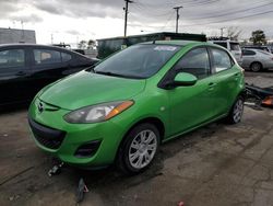 Salvage cars for sale at Chicago Heights, IL auction: 2012 Mazda 2