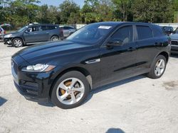 Salvage cars for sale from Copart Fort Pierce, FL: 2017 Jaguar F-PACE Premium