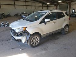 Salvage cars for sale at Lansing, MI auction: 2018 Ford Ecosport SE