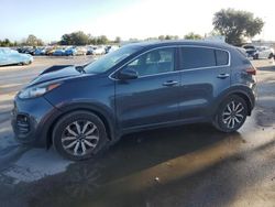 Salvage cars for sale from Copart Orlando, FL: 2017 KIA Sportage EX