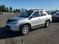 Acura salvage cars for sale: 2001 Acura MDX Touring