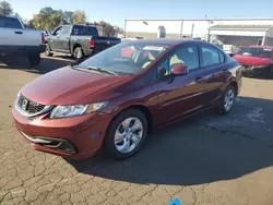 Honda salvage cars for sale: 2013 Honda Civic LX