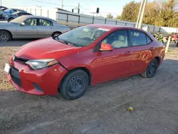 Salvage cars for sale at Oklahoma City, OK auction: 2014 Toyota Corolla L