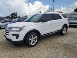 Salvage cars for sale from Copart Arcadia, FL: 2019 Ford Explorer XLT