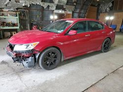 Salvage cars for sale at Albany, NY auction: 2017 Honda Accord Sport