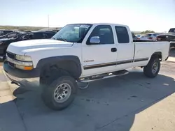 Salvage cars for sale at Grand Prairie, TX auction: 2002 Chevrolet Silverado C2500 Heavy Duty