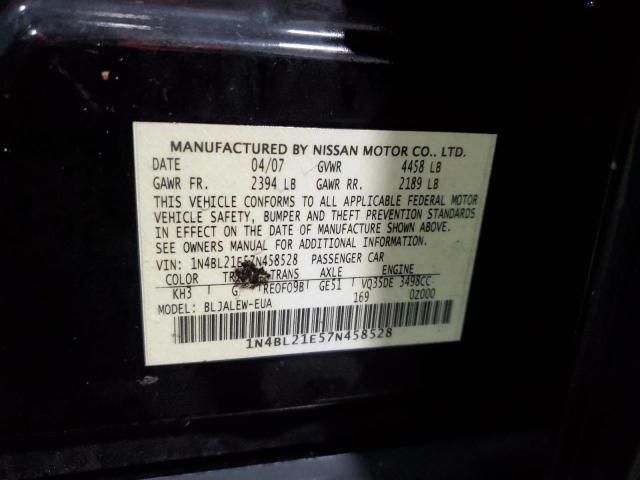 2007 Nissan Altima 3.5SE