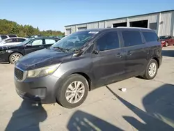 Salvage cars for sale from Copart Gaston, SC: 2015 KIA Sedona LX