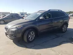 Salvage cars for sale at Grand Prairie, TX auction: 2014 Mazda CX-9 Touring