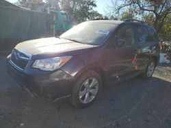 Subaru salvage cars for sale: 2015 Subaru Forester 2.5I Premium