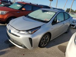 Salvage cars for sale at Riverview, FL auction: 2020 Toyota Prius L