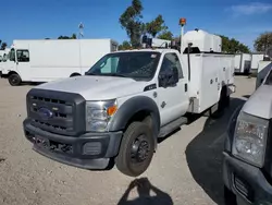 Salvage trucks for sale at Martinez, CA auction: 2012 Ford F550 Super Duty