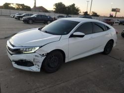 Salvage cars for sale from Copart Oklahoma City, OK: 2018 Honda Civic LX