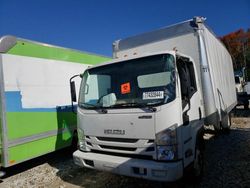 Salvage trucks for sale at West Warren, MA auction: 2022 Isuzu NPR HD