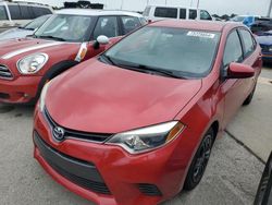 Salvage cars for sale from Copart Fort Pierce, FL: 2016 Toyota Corolla L