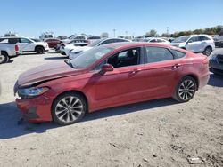 Salvage cars for sale at Indianapolis, IN auction: 2020 Ford Fusion SE