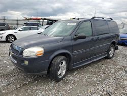 Chevrolet salvage cars for sale: 2008 Chevrolet Uplander Incomplete