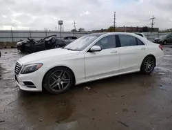 Flood-damaged cars for sale at auction: 2017 Mercedes-Benz S 550 4matic