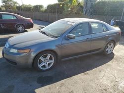 Acura salvage cars for sale: 2005 Acura TL