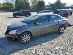 Nissan Sentra Vehiculos salvage en venta: 2015 Nissan Sentra S