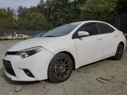 Salvage cars for sale at Waldorf, MD auction: 2014 Toyota Corolla L