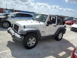 Jeep salvage cars for sale: 2007 Jeep Wrangler X