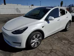 Salvage cars for sale from Copart Van Nuys, CA: 2021 Tesla Model Y