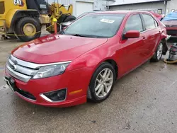 Salvage cars for sale at Pekin, IL auction: 2012 Ford Fusion SEL