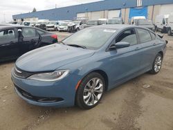 2015 Chrysler 200 S en venta en Woodhaven, MI