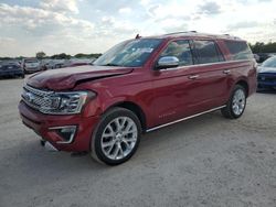 2018 Ford Expedition Max Platinum en venta en San Antonio, TX