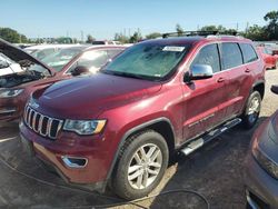 Salvage SUVs for sale at auction: 2017 Jeep Grand Cherokee Laredo