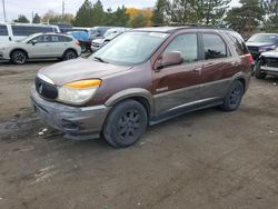 Salvage cars for sale from Copart Denver, CO: 2002 Buick Rendezvous CX