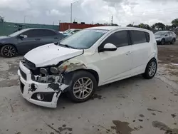 Salvage cars for sale at Homestead, FL auction: 2015 Chevrolet Sonic LT