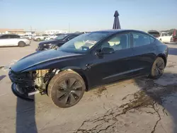 Tesla Model 3 salvage cars for sale: 2024 Tesla Model 3