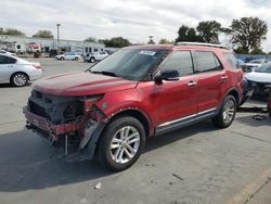 Salvage cars for sale at Sacramento, CA auction: 2014 Ford Explorer XLT