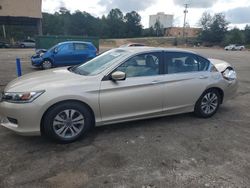 Salvage cars for sale at Gaston, SC auction: 2014 Honda Accord LX