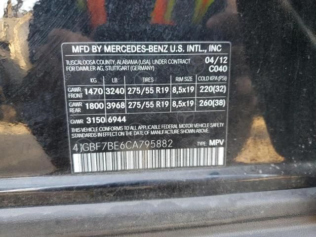 2012 Mercedes-Benz GL 450 4matic