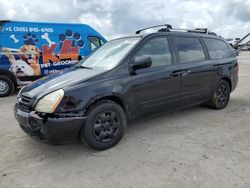 Salvage cars for sale at Homestead, FL auction: 2007 KIA Sedona EX