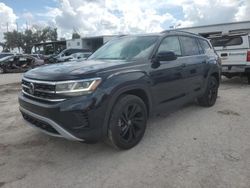 Salvage cars for sale at Riverview, FL auction: 2022 Volkswagen Atlas SE