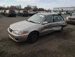 Salvage cars for sale at New Britain, CT auction: 2001 Toyota Corolla CE