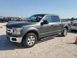 Salvage cars for sale at Houston, TX auction: 2018 Ford F150 Supercrew