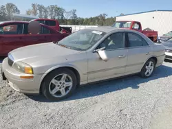 Salvage cars for sale at Spartanburg, SC auction: 2002 Lincoln LS