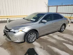 Salvage cars for sale at Haslet, TX auction: 2017 Toyota Camry LE