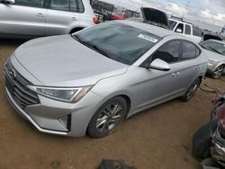 Salvage cars for sale at Brighton, CO auction: 2020 Hyundai Elantra SEL