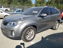 Salvage cars for sale at Waldorf, MD auction: 2014 KIA Sorento LX