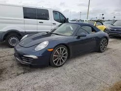 Flood-damaged cars for sale at auction: 2013 Porsche 911 Carrera