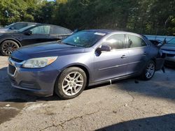 Salvage cars for sale at Austell, GA auction: 2015 Chevrolet Malibu 1LT