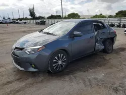 Toyota Vehiculos salvage en venta: 2015 Toyota Corolla L