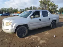 Salvage trucks for sale at Baltimore, MD auction: 2006 Honda Ridgeline RTS